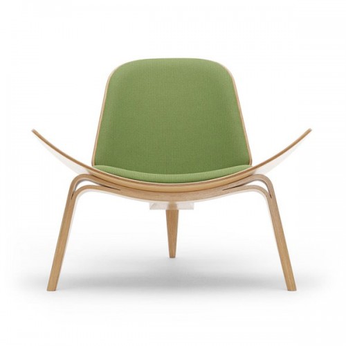 Carl Hansen CH07 Shell Lounge Chair vel accum...